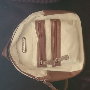 New Stone Mountain back pack, beige and brown